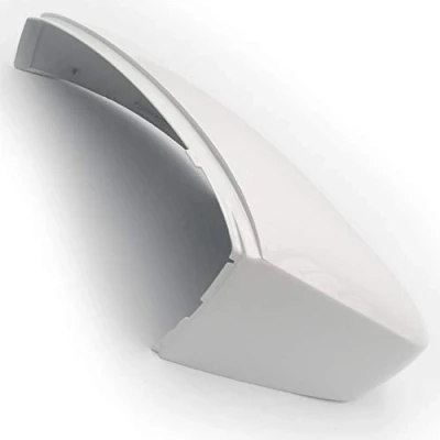 Image of Underground Parts Pure White Door Wing Mirror Cover Cap Left Passenger Side for VW Polo 6R 2009 2017