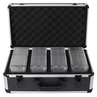 Image of FunGuys Graded Card Storage Box, Trading Case for PSA Cards, Hard Case, Sports Boxes as Holder, Baseball Slab Holder Cards