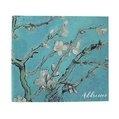 Image of Van Gogh Address Book Almond Blossom Design Gifts Telephone Birthday and
