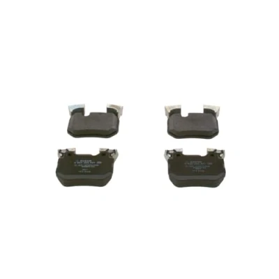 Image of 8484D1372, BP1343, E190R0110781636 Brake pad set BOSCH 0 986 494 421 Low Metallic with anti squeak plate BMW: 3 Saloon, Coupe, Touring