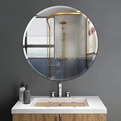 Image of DEENZ Large Frameless Round 60cm Wall Mounted Mirror Bathroom Living Room A Must have very good size