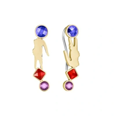 Image of Lacoste Women&#039;s DEVA Collection Earrings Yellow gold 2040336