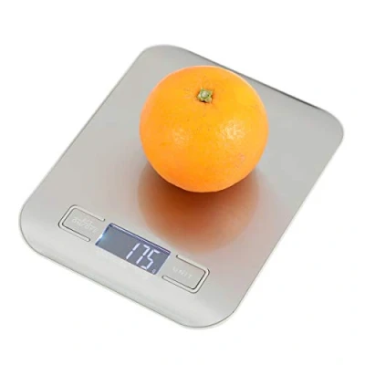 Image of TOPWAY Digital Kitchen Scale 10kg 22lbs, Premium Stainless Steel Ultra Thin Electronic Food Weighing with LCD Display for Home Cooking Baking 833163