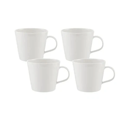 Image of Royal Doulton 1815 Pure S/4 Mugs 400ml/0.7pt, White
