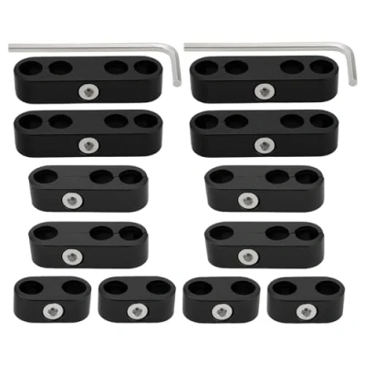 Image of the Lord of Tools 12Pcs Spark Plug Wire for 7MM 8MM Separator Car Ignition Cable Separators Holder Dividers Looms