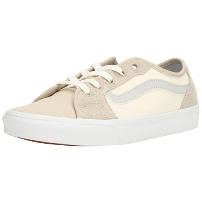 Image of Vans Women&#039;s Filmore Decon Sneaker, Hairy Suede Lunar Rock, 4.5 UK