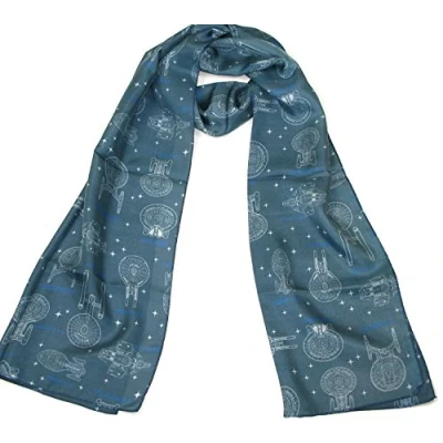 Image of Star Trek Ships of Line Scarf Gift for men and women Official Merchandise Memorabilia &amp; collectibles by LOVARZI Costume