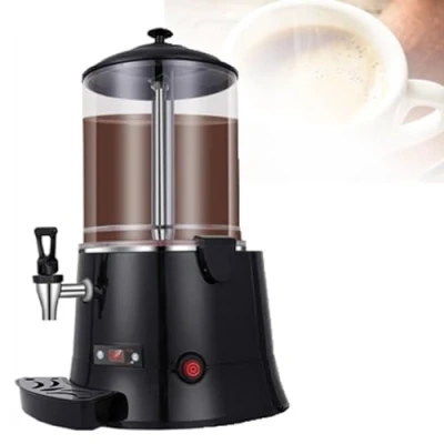 Image of Commercial Hot Chocolate Dispenser Machine, 5L Maker with Dispenser&amp;Led Digital Display, 30 90℃ Adjustable Cocoa Motion, for Heating Coffee Milk Tea Juice