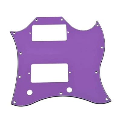 Image of Dopro American Standard SG Guitar Full Face Pickguard fits USA Gibson Special Purple 3 Ply