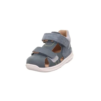 Image of Superfit Boy&#039;s Bumblebee Sandal, Blue Light 8010, 6 UK Child