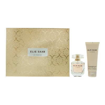 Image of Elie Saab Le Parfum Eau de 50ml Gift Set 2021 (Contains EDP &amp; 75ml Body Lotion)