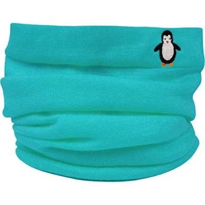 Image of TeddyTs Women&#039;s Super Soft Fine Knit Penguin Snood Scarf (Turquoise)