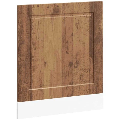 Image of vidaXL Dishwasher Panel Porto Old Wood 60x1.5x67 cm Engineered