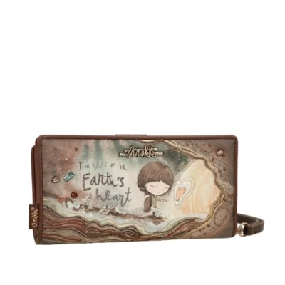 Image of Anekke Big Core Wallet Functional Design Measures: 18/10/3 Cm Women&#039;s Accessories And Accessories, Various