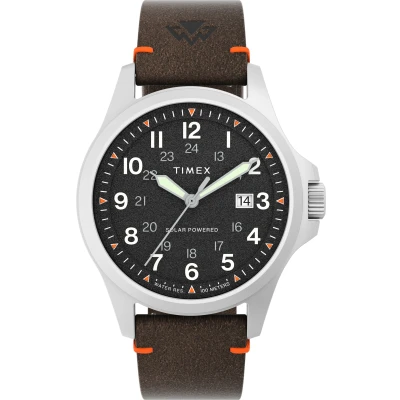 Image of Timex Men&#039;s Analogue Quartz Watch with Leather Strap TW2V64100