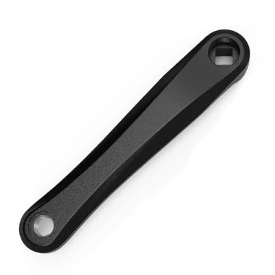 Image of Bike Crank Arm 170mm Single Speed Crankset Aluminum Alloy Left Leg Parts Replacement Accessory for Mountain Road (Rhombus Hole)