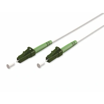 Image of goobay 59583 Fibre Optic Cable (FTTH) / Singlemode (OS2) Simplex/LC APC (8) Male to LC Male/Light Wave 0.5 m