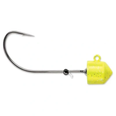 Image of VMC Swinging Ned Rig Jig Head Chartreuse 7g
