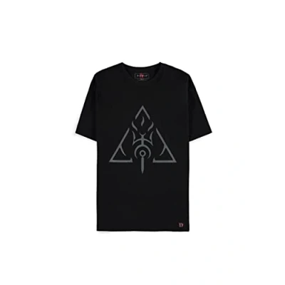 Image of Diablo IV All Seeing Men&#039;s / Boys&#039; Short Sleeved T Shirt, black, L