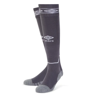 Image of Umbro Mens Diamond Football Socks (Carbon/White) Multicolour Size Large