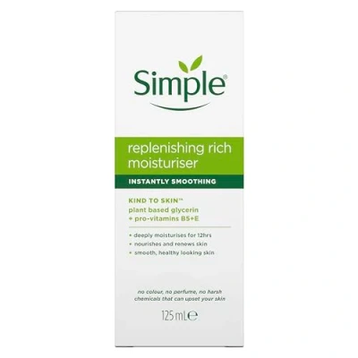 Image of Simple Kind To Skin Replenishing Rich Moisturiser 125ml