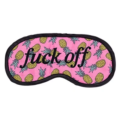 Image of Eye Mask for Sleeping, Pineapple F*ck Off Pink, Sleep Mask, Sleeping Aid, Patches Adults, Masks Women, Sleep, Patch
