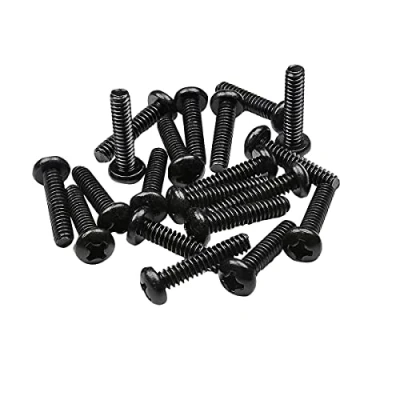 Image of Musiclily Basic 3.5x18mm Metal Metric Thread Tele Bridge Pickup Mounting Screws, Black(Set of 20)