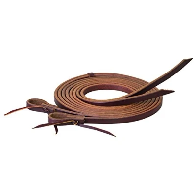 Image of Weaver Leather unisex adult Split horse reins, Golden Chestnut, 5 8 x US