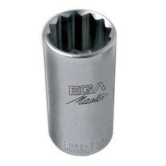 Image of 6x EGA Master Socket Wrench 3/8&quot; 1/4&quot; Long Series (12 Edges)