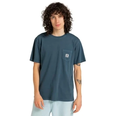 Image of Element Basic Pocket T Shirt Men XXL Blue.