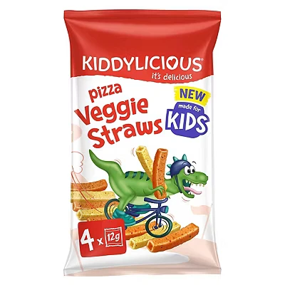 Image of Kiddylicious Veggie Straws 3+ years 48g (4x12g)
