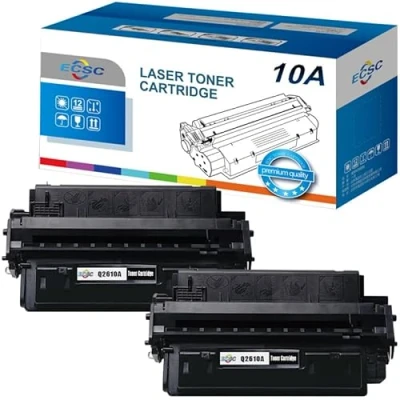 Image of ECSC Toner Carridge Q2610A For Printer, Compatible With HP LaserJet 2300 2300d 2300dn 2300dtn 2300L 2300n (Black, 2 Pack)