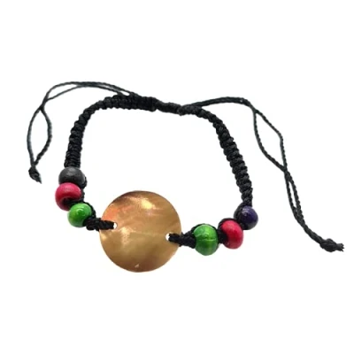 Image of VIE Naturals Beach Bracelet, Round Nacre, Black, One