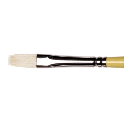 Image of Winsor and Newton Artists Hog Short Flat Size 04