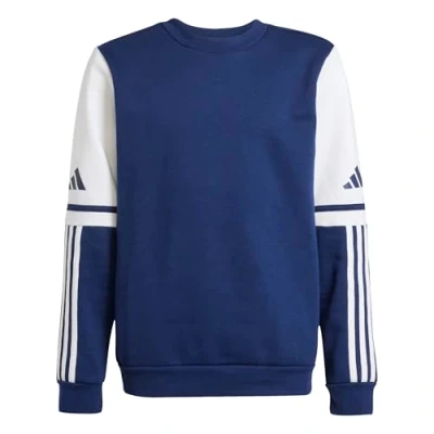 Image of adidas Unisex Kids SQUADRA25 SWEAT CREW KIDS, team navy blue 2/white, 11 12 Years