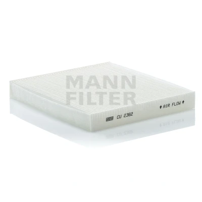 Image of 971330K000, 971332B010, 971332B010AT, 971333K000, 976193K000 Pollen Filter MANN CU 2362 Particulate 221mm 250mm 30mm HYUNDAI: SANTA FE 2