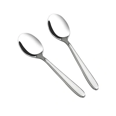 Image of Yarebest 12 Pieces Stainless Steel Teaspoons Set, Small Dessert Spoon, Coffee Spoon