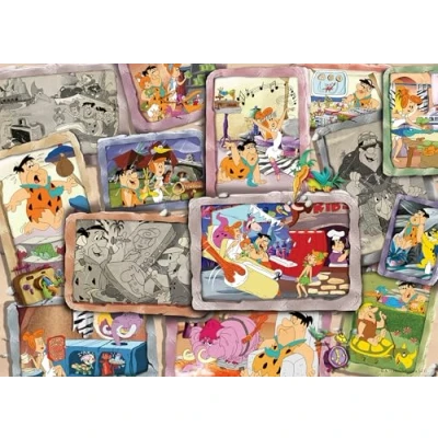 Image of Ravensburger Warner Bros The Flintstones 1000 Piece Jigsaw Puzzle for Adults 12000407 Handcrafted Tooling, Made in Germany, Every Fits Together Perfectly