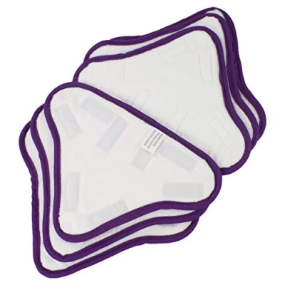 Image of LTWHOME Washable Steam Mop Microfibre pads Fits H2O H20 X5 Model (Pack of 12)