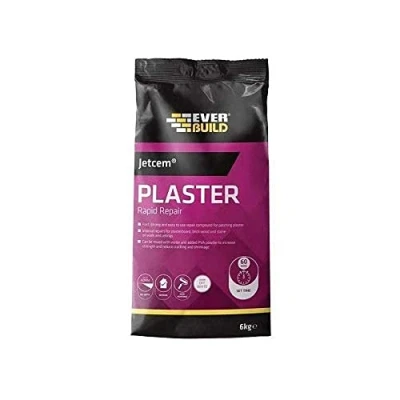 Image of Everbuild Jetcem Plaster Rapid Repair, 6 kg
