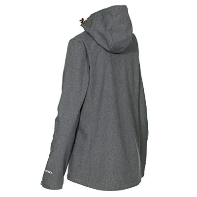 Image of DLX Women Claren II Waterproof Jacket with Removable Hood Fig Marl, Large