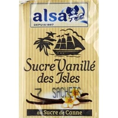 Image of Alsa Isles Vanilla Sugar with Cane 7 Sachets 53 g
