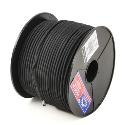 Image of Everlasto &#039;Lastoflex&#039; Elastic Shock Bungee Cord Rope Black 5mm x 20M