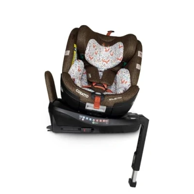 Image of Cosatto All in Ultra Car Seat 360 Swivel Spin Stage iSize Group 0+123, 0 36kg, 12 Years, 40 150cm, ISOFIX, ERF, R129 Compliant, Anti Escape (Foxford Hall)