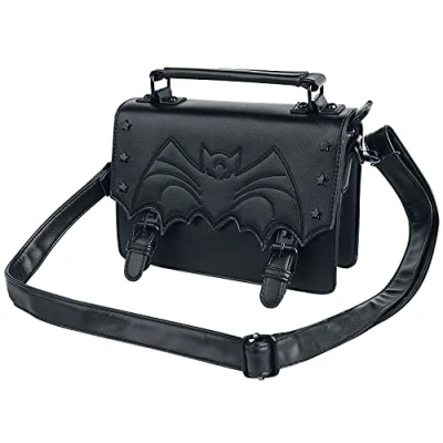 Image of Banned Apparel Nocturne Gothic Bat Girls Womens Shoulder Handbag