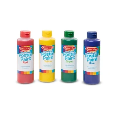 Image of Melissa &amp; Doug Poster Paint Set of 4 Arts and Crafts Supplies