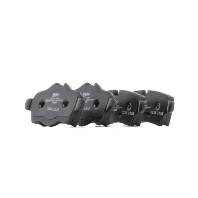 Image of 2289154, 2289155, 34212289154, 34212289155, 34216772894 Brake pad set VALEO 301041 FIRST Rear Axle excl. wear warning contact with anti squeak plate