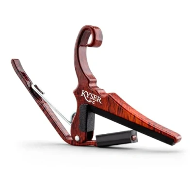 Image of Kyser Quick Change Capo for classical/flamenco guitars, Rosewood, KGCRW