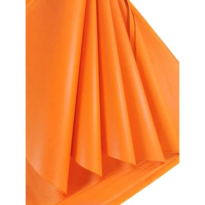 Image of Orange Tissue Paper 25 Large Sheets, Acid Free Art Paper, Perfect for Gift Wrap, Storage, Packing, &amp; Craft Bulk Pack Archiving Shredding 70 x 50cm Sheet Size