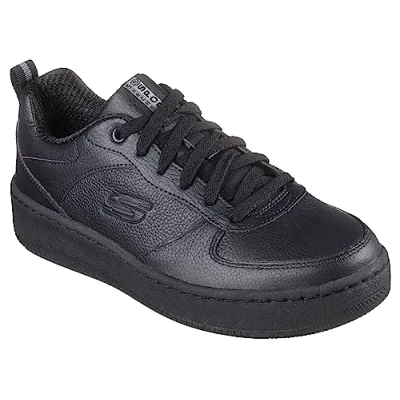Image of Skechers Sport Court 92 Illustrious Trainers Womens Black 4.5 (37.5)